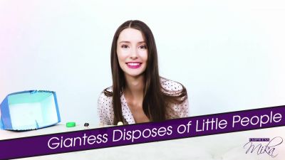Empress Mika: Giantess Disposes of Little People